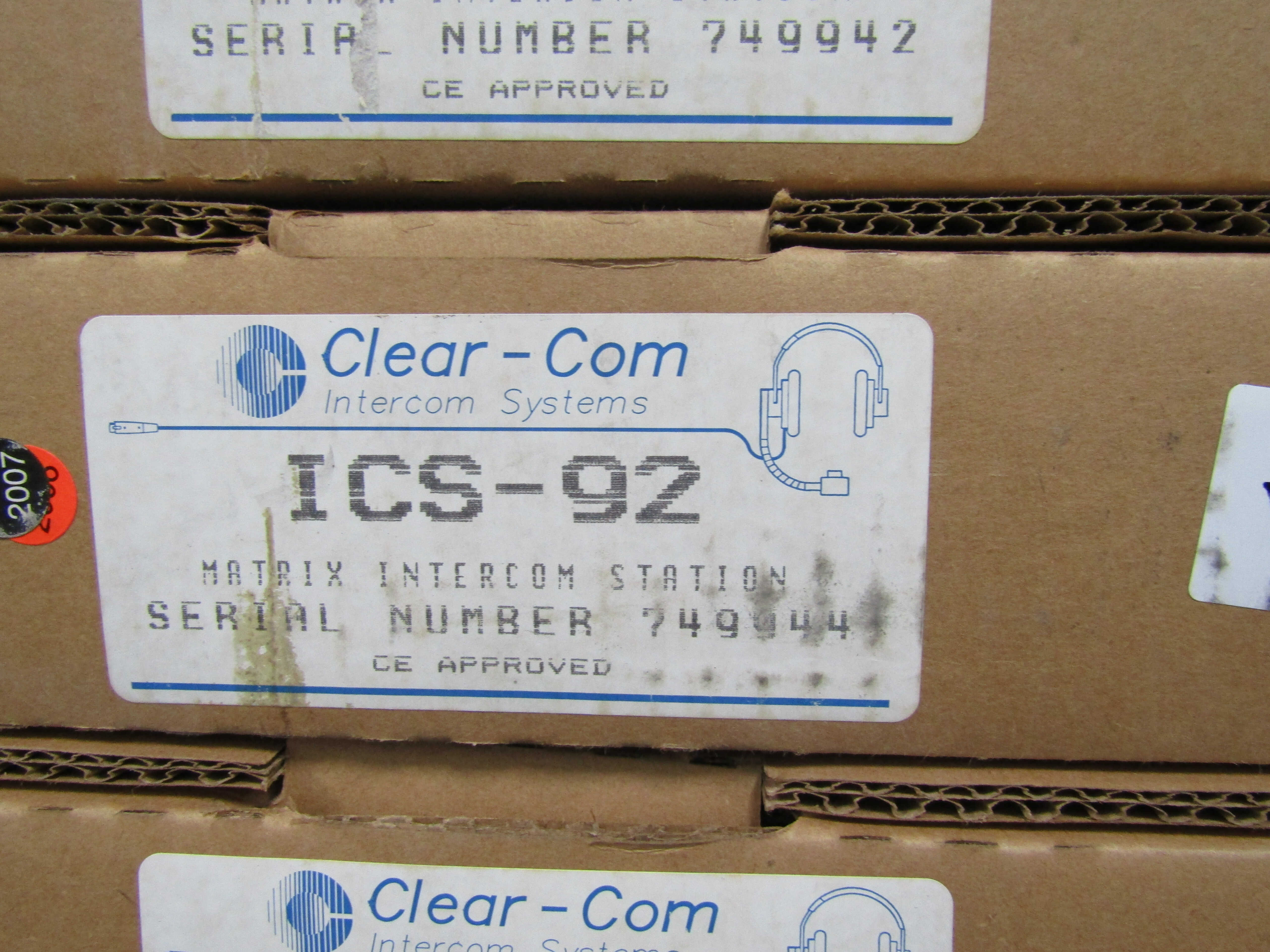 Clear-Com Intercom Systems ICS-92 Matrix Intercom Station T175137 